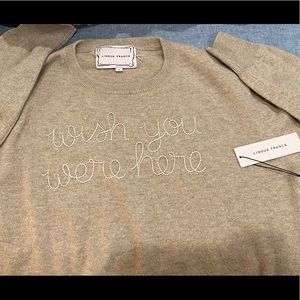 Lingua Franca - NWT- Wish you were here